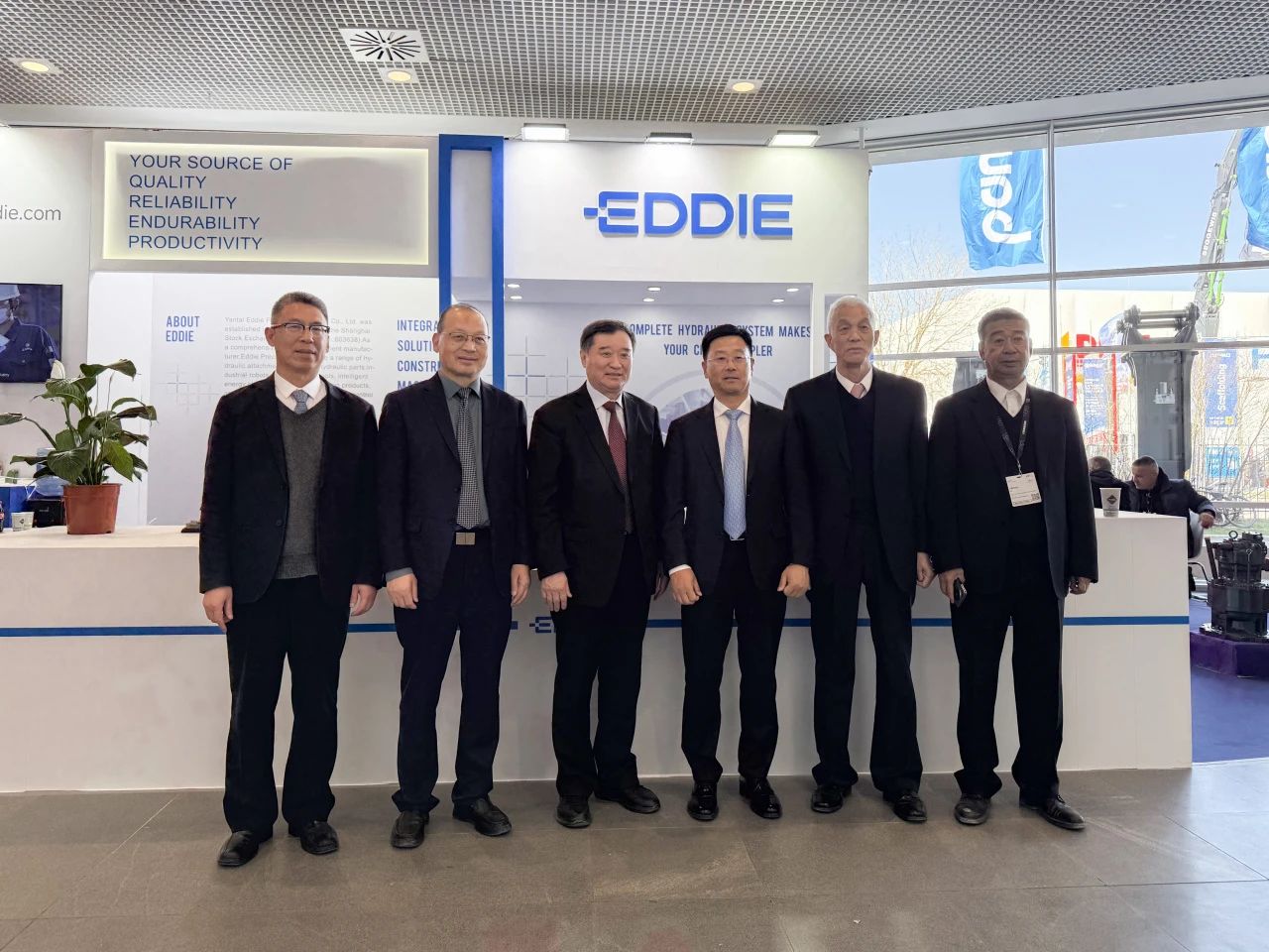 苏子孟会长等到访凯发一触即发精密bauma 2025展台